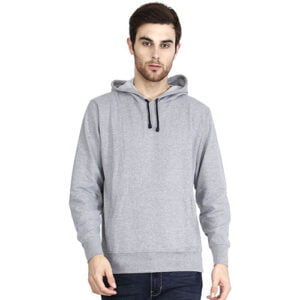 Men'S Hoodies And Sweatshirt Grey Colour