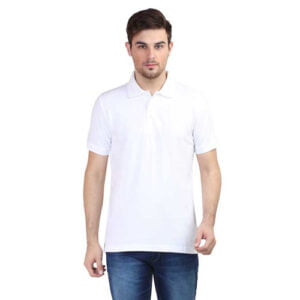 Men's Polo T-shirts White Colour