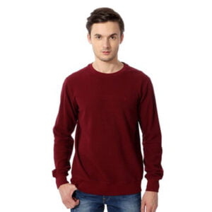 Men's Fullsleeve Plain T-Shirt Marron Color