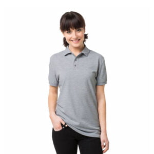 Women's Polo Neck T-shirts Grey Colour